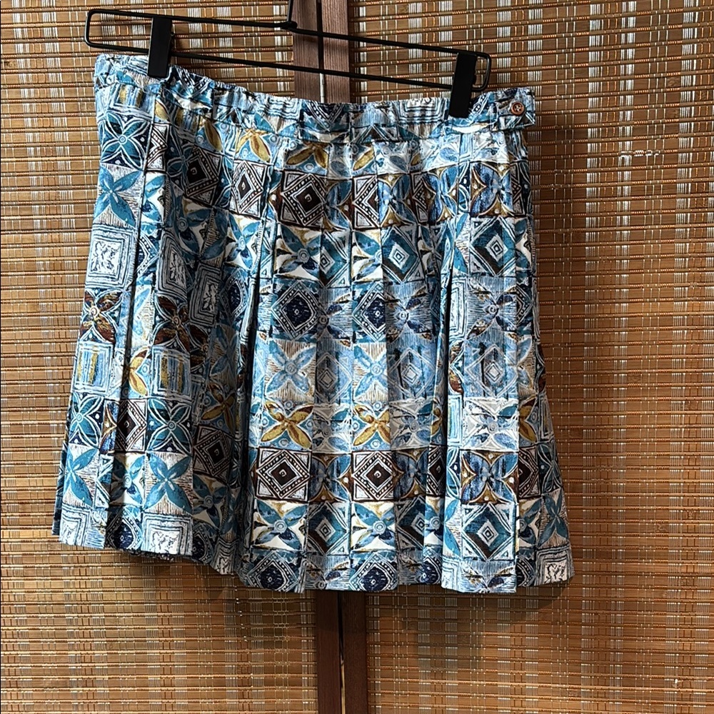 Prince Blue Pleated Tennis Skirt